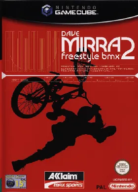 Dave Mirra Freestyle BMX 2 box cover front